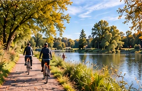 Illustratief demonstratiebeeld — park