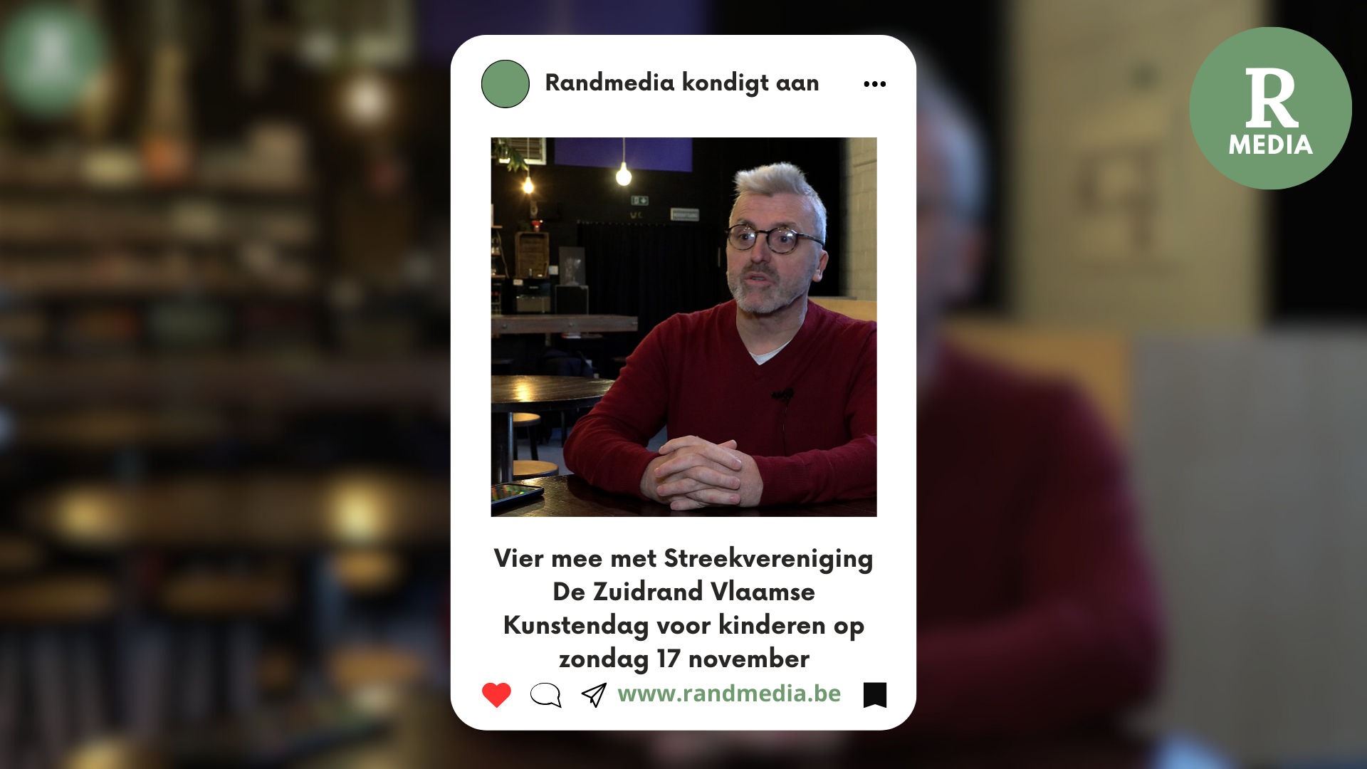 Vier de Vlaamse kinderen Kunstendag met Streekvereniging De Zuidrand op zondag 17 november “Een dag vol plezier en kunst”!